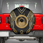 Egypt Ouroboros Spare Tire Cover Ancient Mythology Infinity Serpent Gold