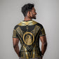 Egypt Ouroboros T shirt Ancient Mythology Infinity Serpent Gold