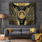 Egypt Ouroboros Tapestry Ancient Mythology Infinity Serpent Gold
