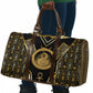 Egypt Ouroboros Travel Bag Ancient Mythology Infinity Serpent Gold