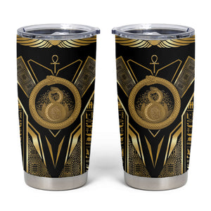 Egypt Ouroboros Tumbler Cup Ancient Mythology Infinity Serpent Gold