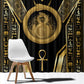 Egypt Ouroboros Window Curtain Ancient Mythology Infinity Serpent Gold