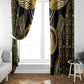 Egypt Ouroboros Window Curtain Ancient Mythology Infinity Serpent Gold