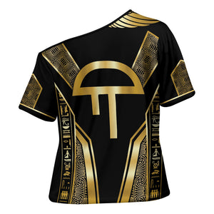 Egypt Amenta Cross Shoulder Shirt Ancient Mythology Underworld Realm