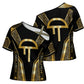 Egypt Amenta Cross Shoulder Shirt Ancient Mythology Underworld Realm