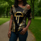 Egypt Amenta Cross Shoulder Shirt Ancient Mythology Underworld Realm
