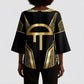 Egypt Amenta Kimono Sleeve Blouse Ancient Mythology Underworld Realm