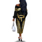 Egypt Amenta Off The Shoulder Long Sleeve Dress Ancient Mythology Underworld Realm