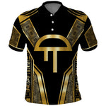 Egypt Amenta Polo Shirt Ancient Mythology Underworld Realm