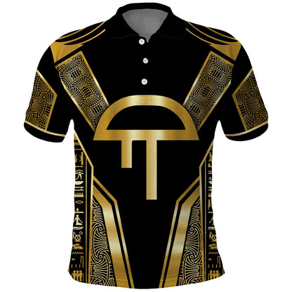 Egypt Amenta Polo Shirt Ancient Mythology Underworld Realm