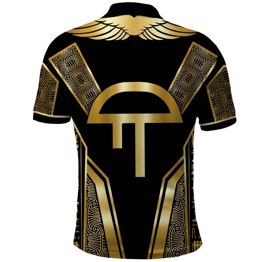 Egypt Amenta Polo Shirt Ancient Mythology Underworld Realm
