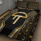 Egypt Amenta Quilt Bed Set Ancient Mythology Underworld Realm