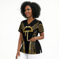 Egypt Amenta Scrub Top Ancient Mythology Underworld Realm
