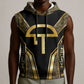 Egypt Amenta Sleeveless Hoodie Ancient Mythology Underworld Realm