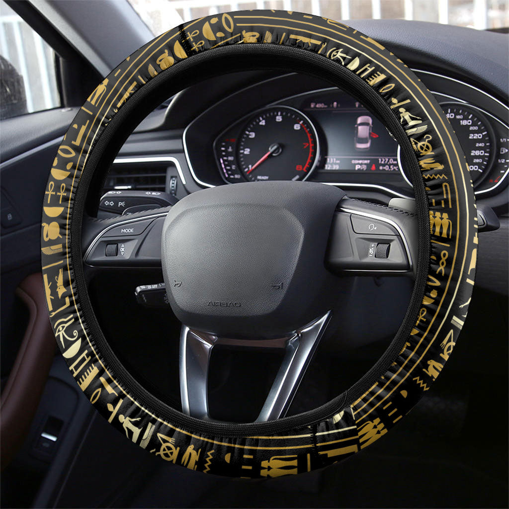 Egypt Amenta Steering Wheel Cover Ancient Mythology Underworld Realm