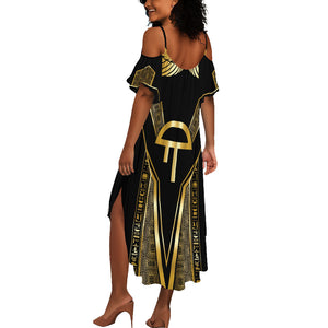 Egypt Amenta Summer Maxi Dress Ancient Mythology Underworld Realm