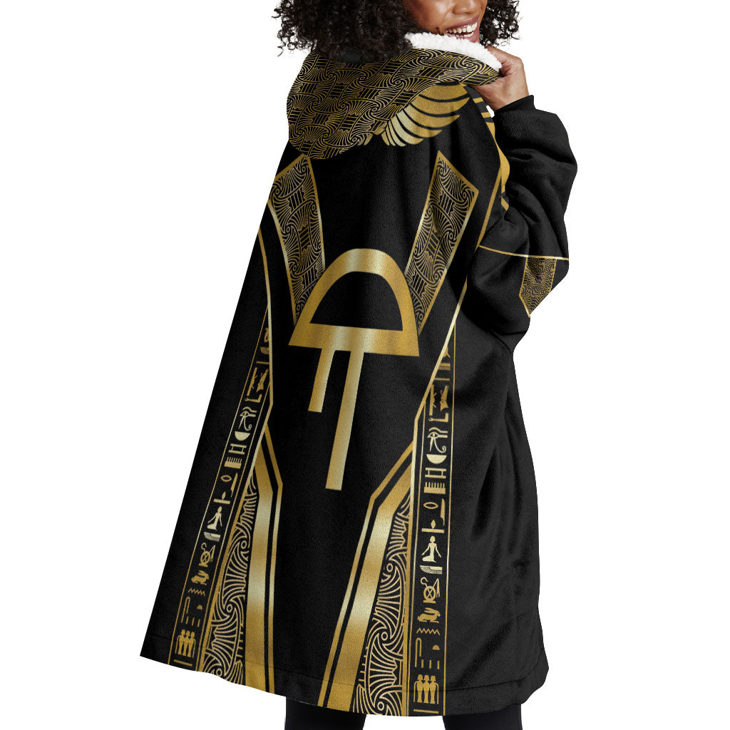 Egypt Amenta Wearable Blanket Hoodie Ancient Mythology Underworld Realm