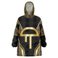 Egypt Amenta Wearable Blanket Hoodie Ancient Mythology Underworld Realm