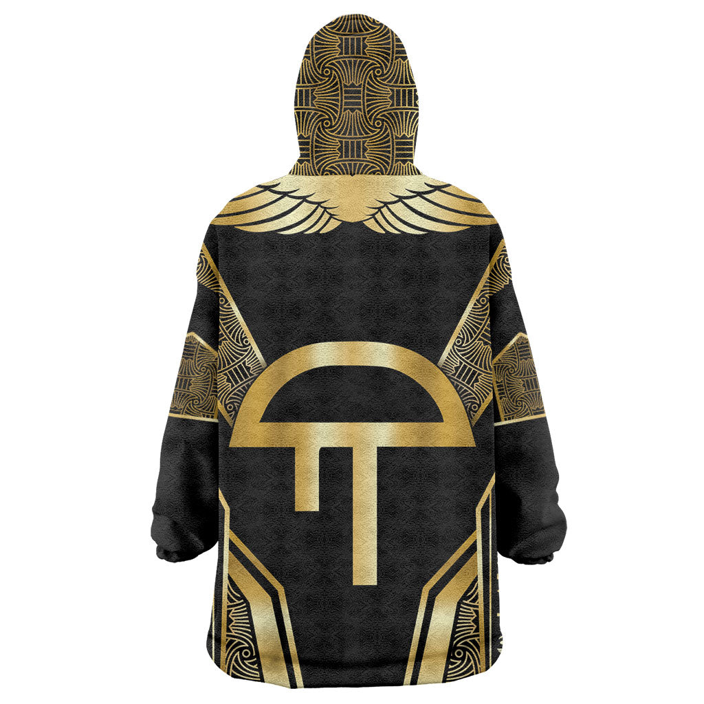 Egypt Amenta Wearable Blanket Hoodie Ancient Mythology Underworld Realm