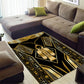Egypt Tyet Area Rug Ancient Mythology Knot Of Isis Gold