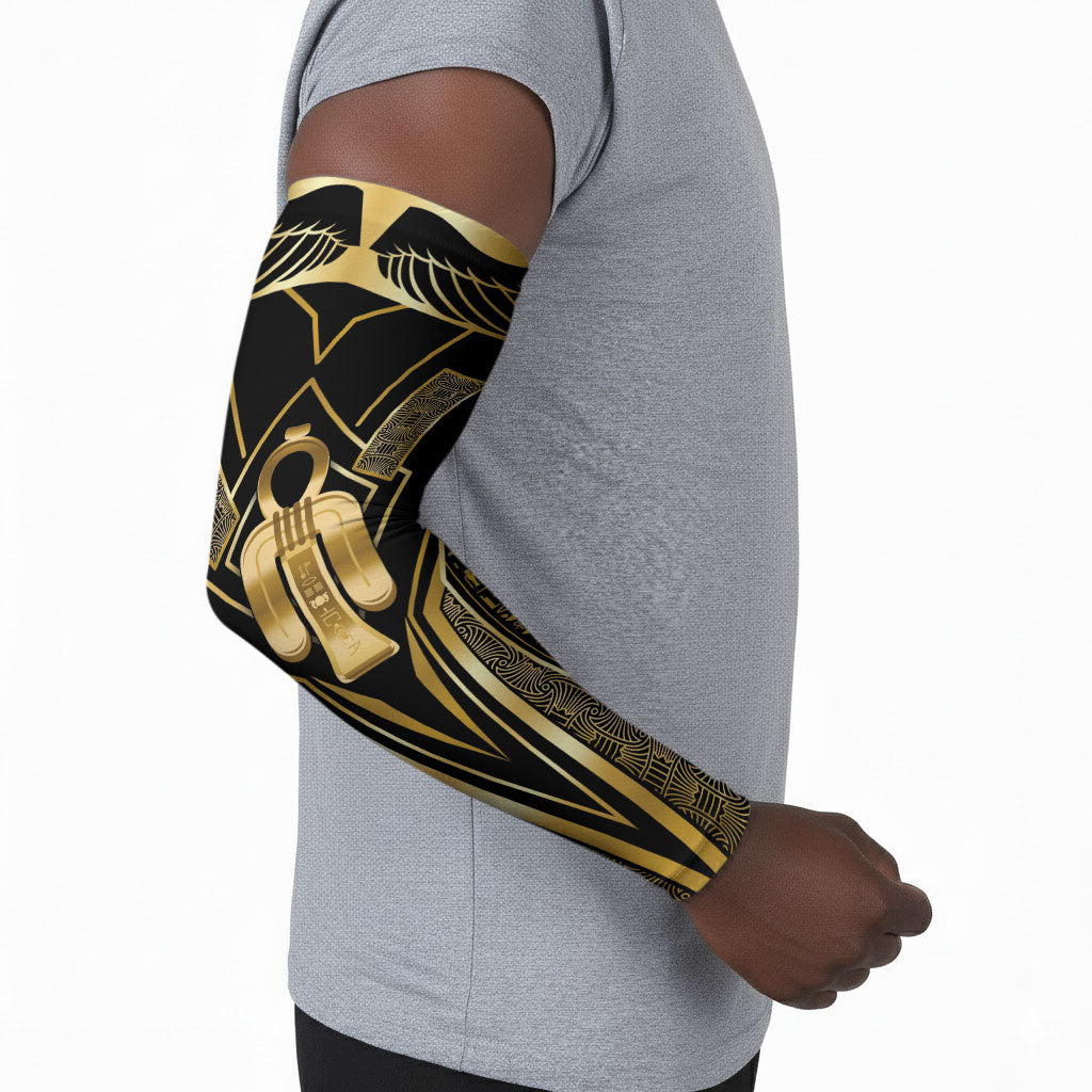 Egypt Tyet Arm Sleeves Ancient Mythology Knot Of Isis Gold
