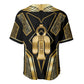 Egypt Tyet Baseball Jersey Ancient Mythology Knot Of Isis Gold