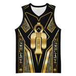 Egypt Tyet Basketball Jersey Ancient Mythology Knot Of Isis Gold
