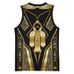 Egypt Tyet Basketball Jersey Ancient Mythology Knot Of Isis Gold
