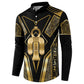 Egypt Tyet Button Sweatshirt Ancient Mythology Knot Of Isis Gold