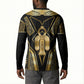 Egypt Tyet Button Sweatshirt Ancient Mythology Knot Of Isis Gold