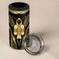 Egypt Tyet 4 in 1 Can Cooler Tumbler Ancient Mythology Knot Of Isis Gold