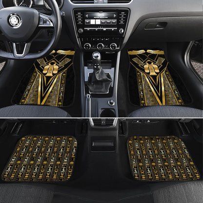 Egypt Tyet Car Mats Ancient Mythology Knot Of Isis Gold