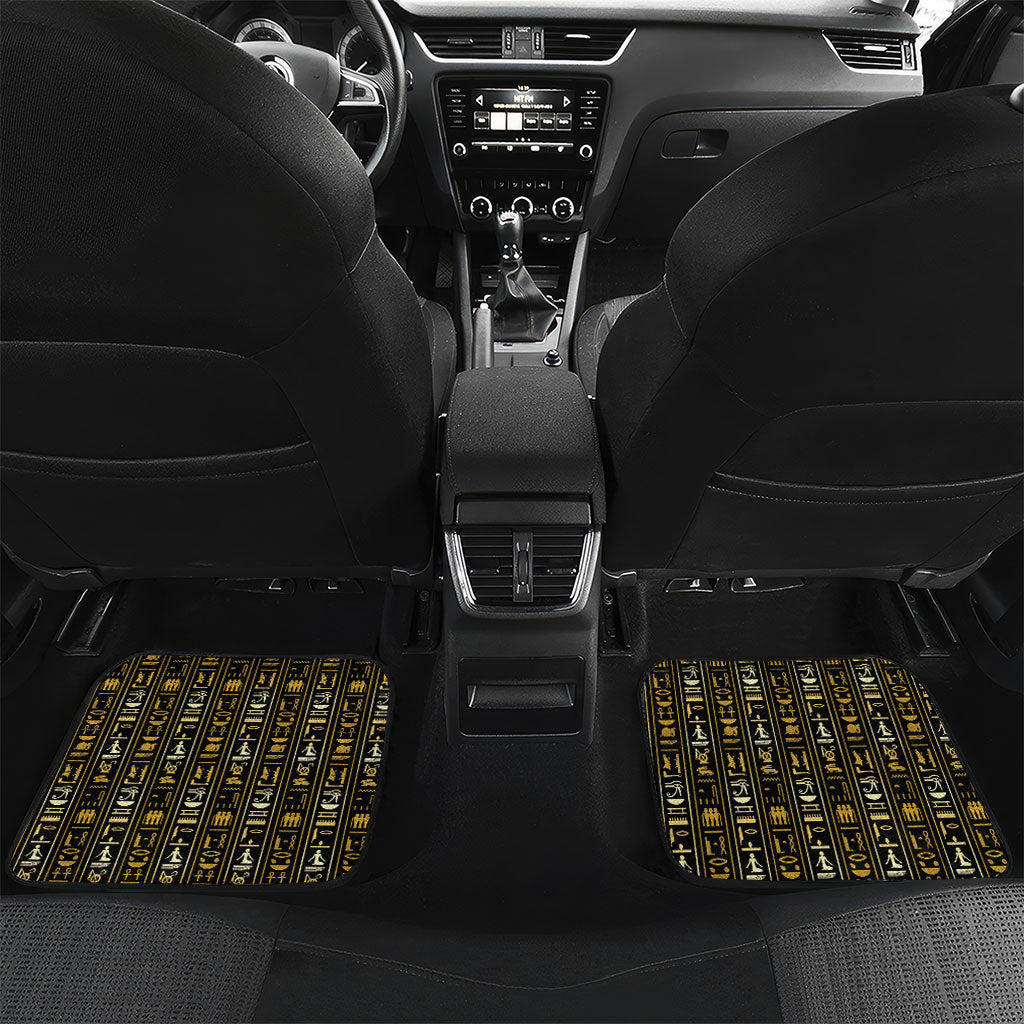 Egypt Tyet Car Mats Ancient Mythology Knot Of Isis Gold