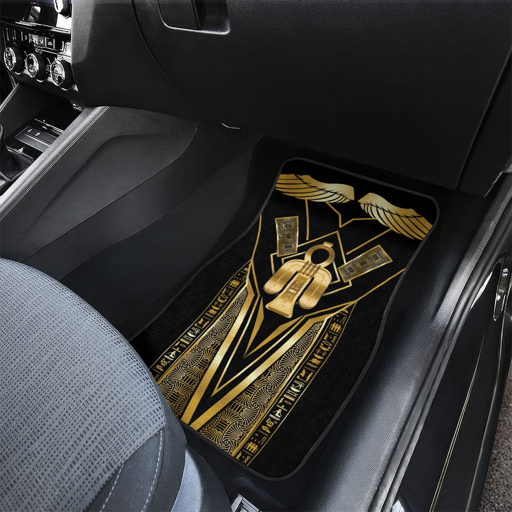 Egypt Tyet Car Mats Ancient Mythology Knot Of Isis Gold