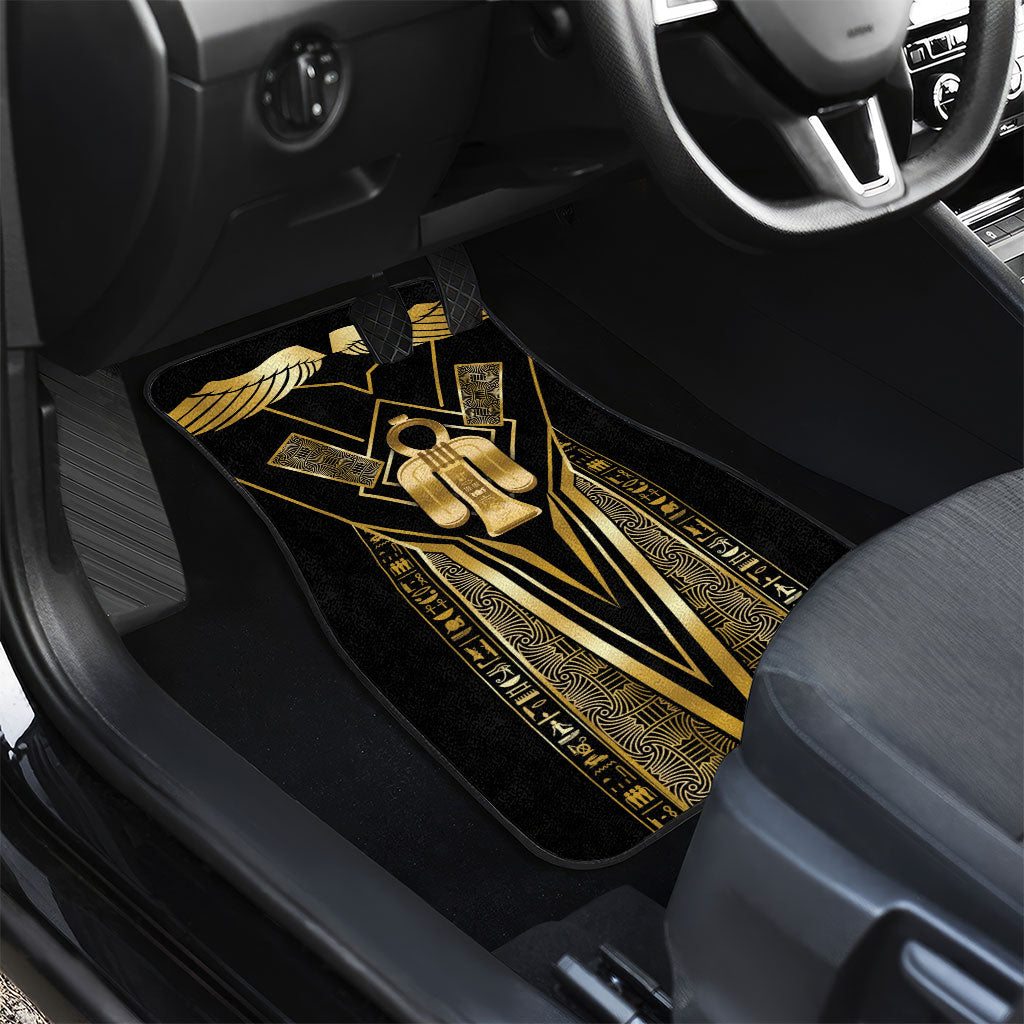 Egypt Tyet Car Mats Ancient Mythology Knot Of Isis Gold