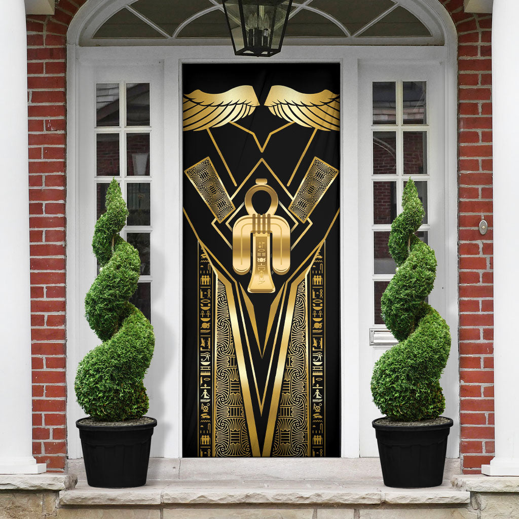 Egypt Tyet Door Cover Ancient Mythology Knot Of Isis Gold
