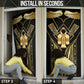 Egypt Tyet Door Cover Ancient Mythology Knot Of Isis Gold