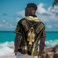 Egypt Tyet Hawaiian Shirt Ancient Mythology Knot Of Isis Gold