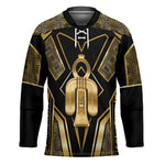 Egypt Tyet Hockey Jersey Ancient Mythology Knot Of Isis Gold