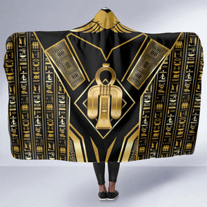 Egypt Tyet Hooded Blanket Ancient Mythology Knot Of Isis Gold