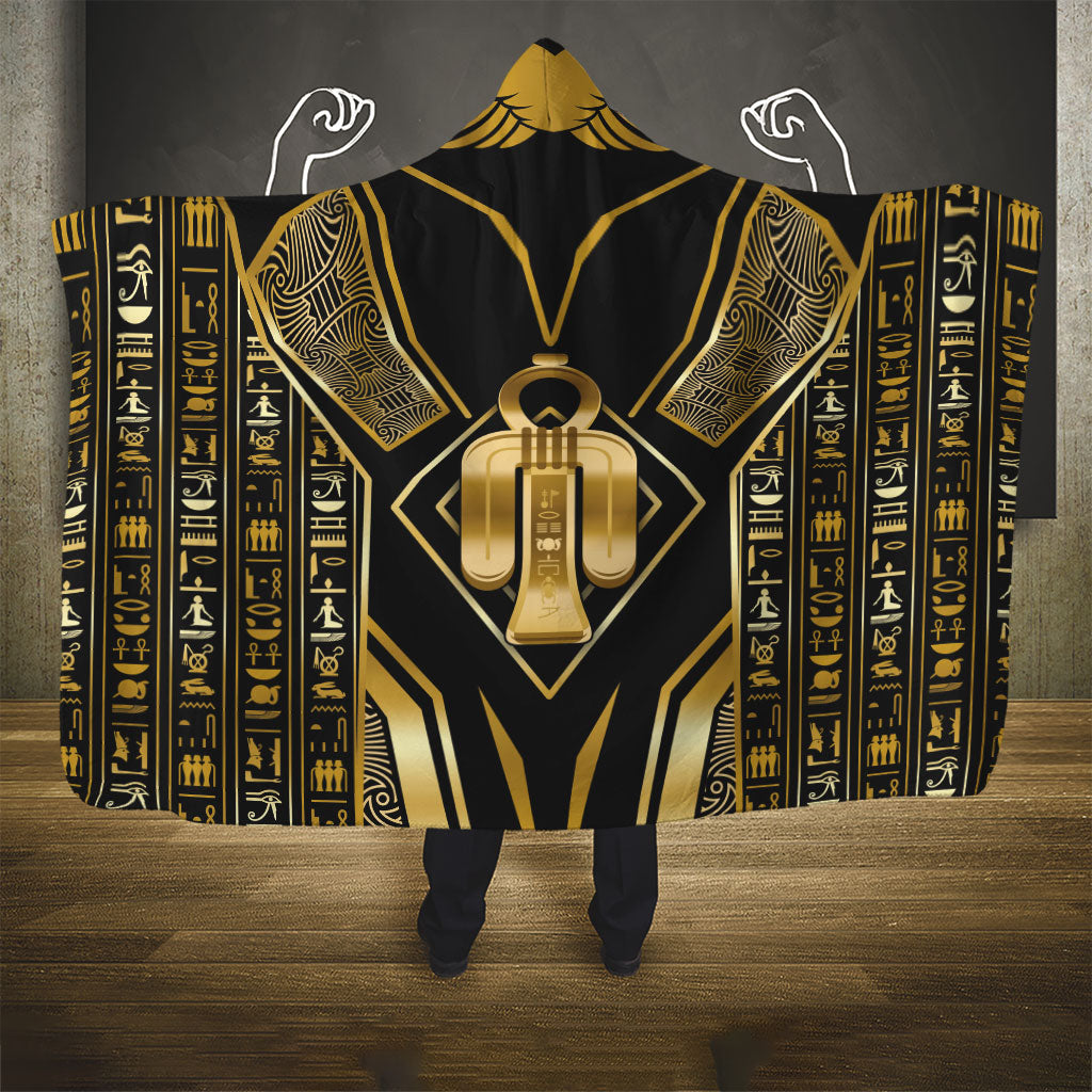 Egypt Tyet Hooded Blanket Ancient Mythology Knot Of Isis Gold