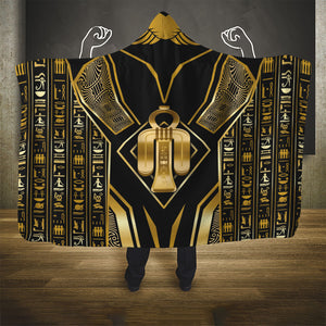 Egypt Tyet Hooded Blanket Ancient Mythology Knot Of Isis Gold