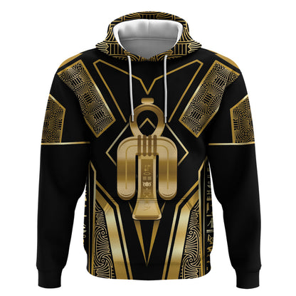 Egypt Tyet Hoodie Ancient Mythology Knot Of Isis Gold