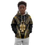 Egypt Tyet Kid Hoodie Ancient Mythology Knot Of Isis Gold