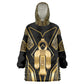 Egypt Tyet Kid Wearable Blanket Hoodie Ancient Mythology Knot Of Isis Gold