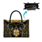 Egypt Tyet Leather Bag Ancient Mythology Knot Of Isis Gold