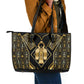 Egypt Tyet Leather Tote Bag Ancient Mythology Knot Of Isis Gold