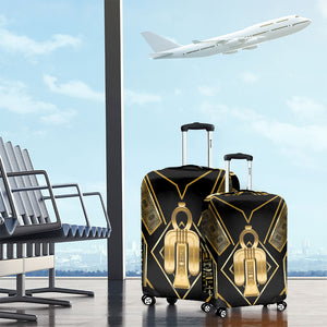Egypt Tyet Luggage Cover Ancient Mythology Knot Of Isis Gold