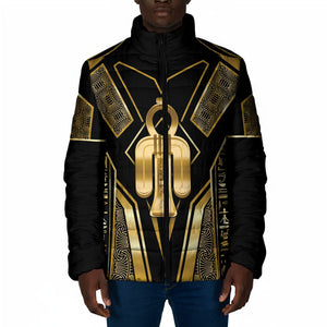 Egypt Tyet Padded Jacket Ancient Mythology Knot Of Isis Gold