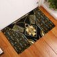 Egypt Tyet Rubber Doormat Ancient Mythology Knot Of Isis Gold